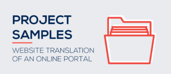 Website Translation of an Online Portal